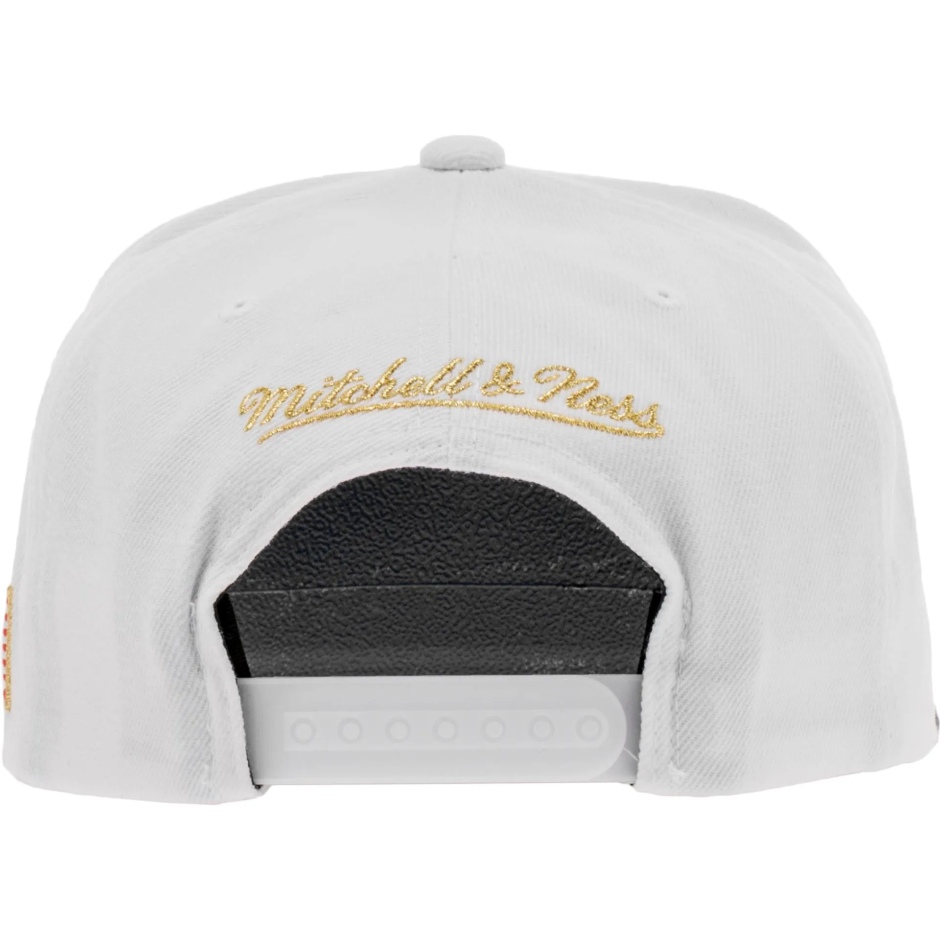 Nice Kicks X Mitchell & Ness "USA" Snapback Men's Hat - White/Gold