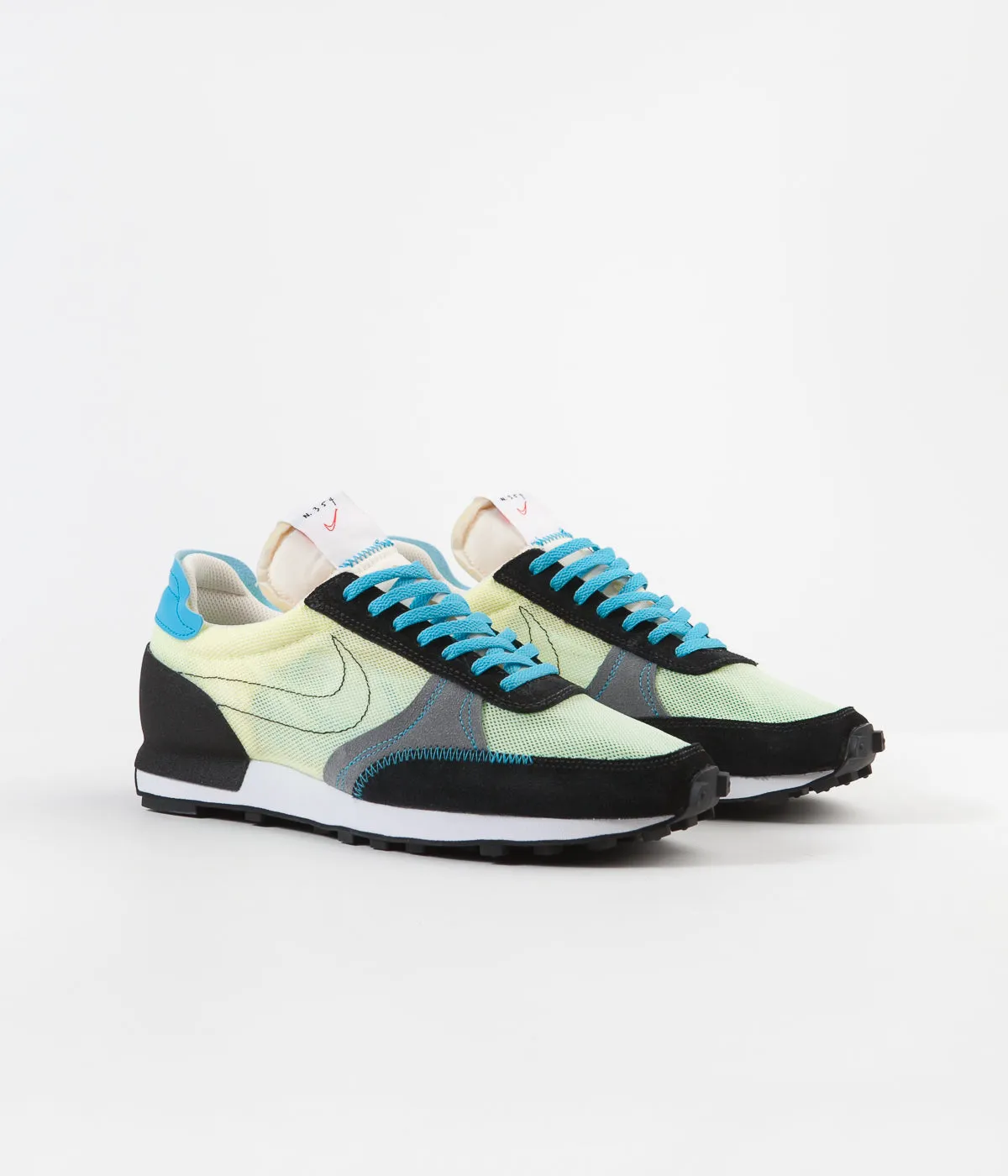 Nike Daybreak Type Shoes - Barely Volt / Black - Baltic Blue - Smoke Grey