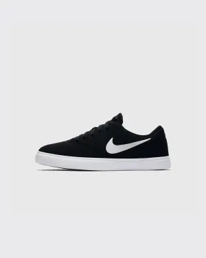 Nike SB Check Canvas Youth Shoe - Black