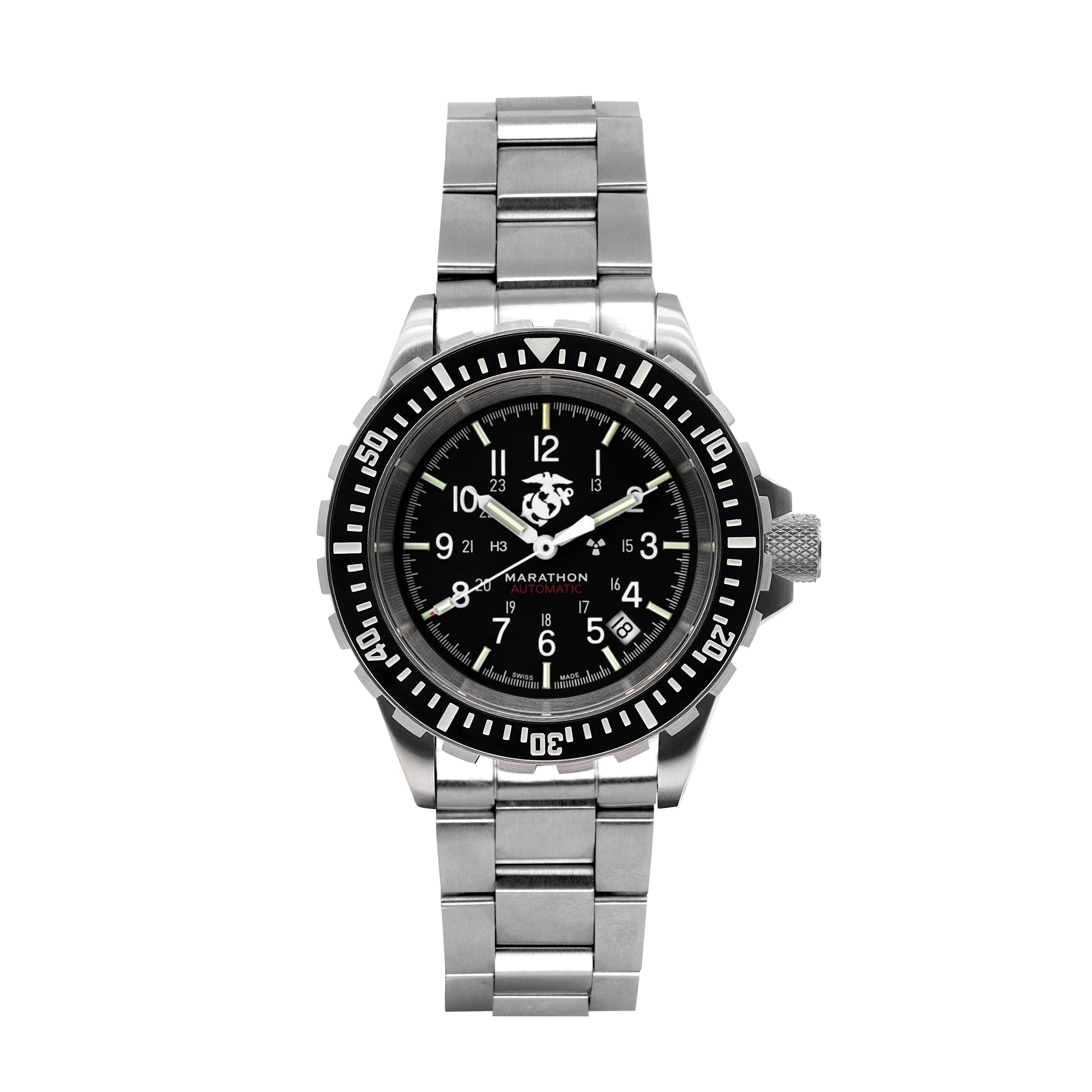 OFFICIAL USMC™ LARGE DIVER'S AUTOMATIC (GSAR) WITH STAINLESS STEEL BRACELET - 41MM