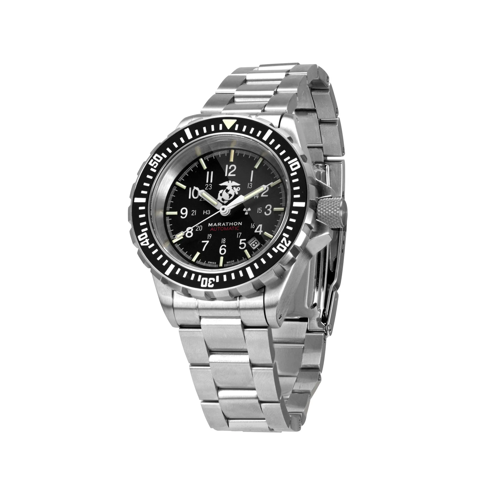 OFFICIAL USMC™ LARGE DIVER'S AUTOMATIC (GSAR) WITH STAINLESS STEEL BRACELET - 41MM