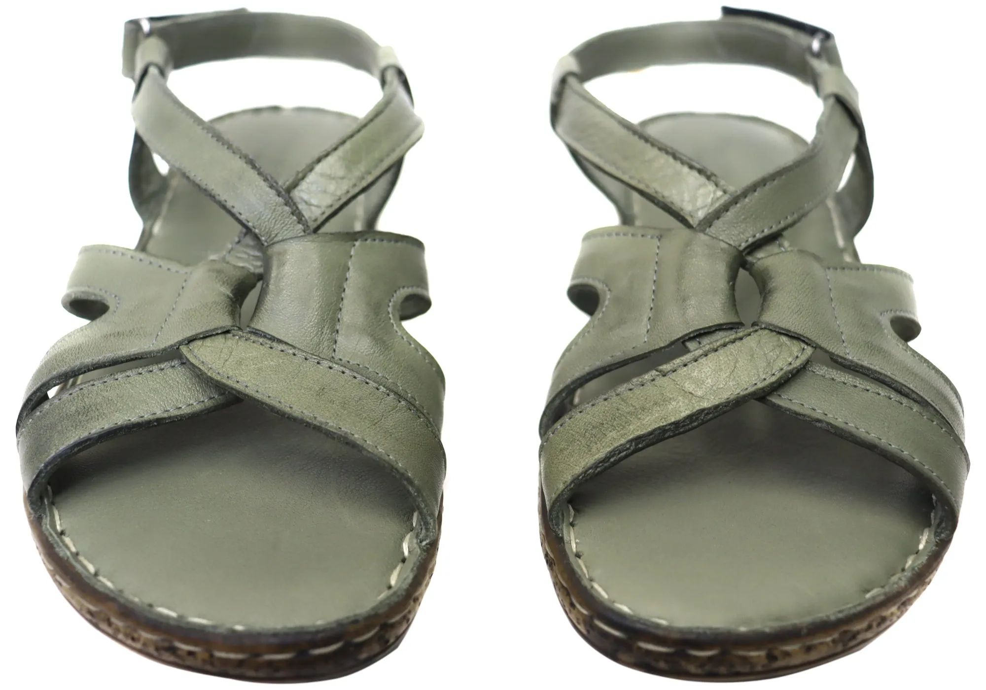 Orizonte Glory Womens Comfortable European Leather Sandals