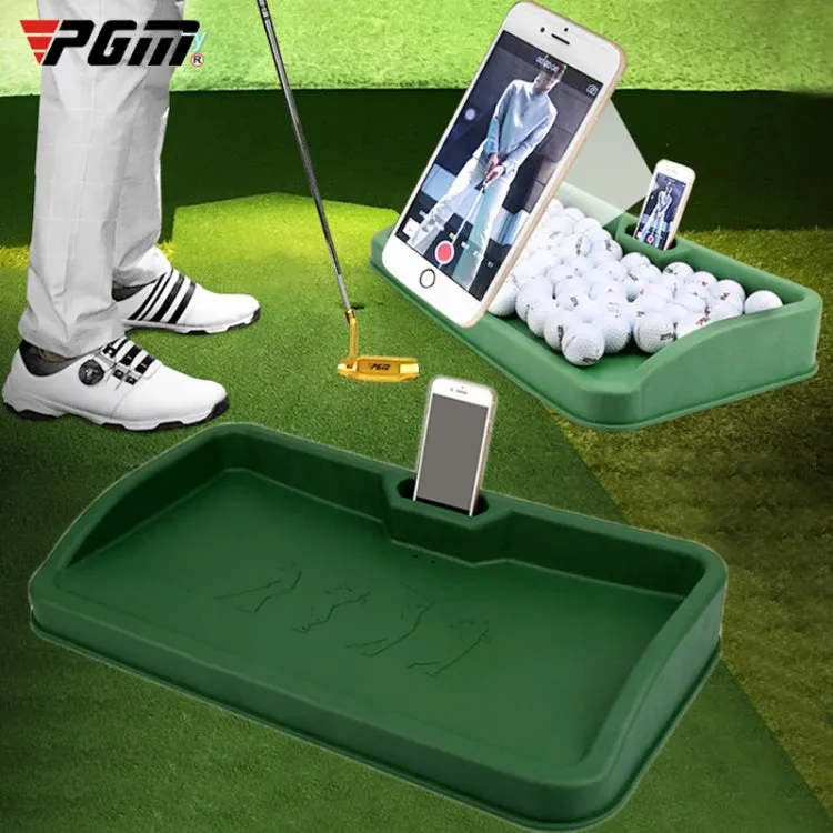 PGM Golf Service Box with Phone Stand, Capacity: about 100 Balls(Color:Black Size:Character Pattern)