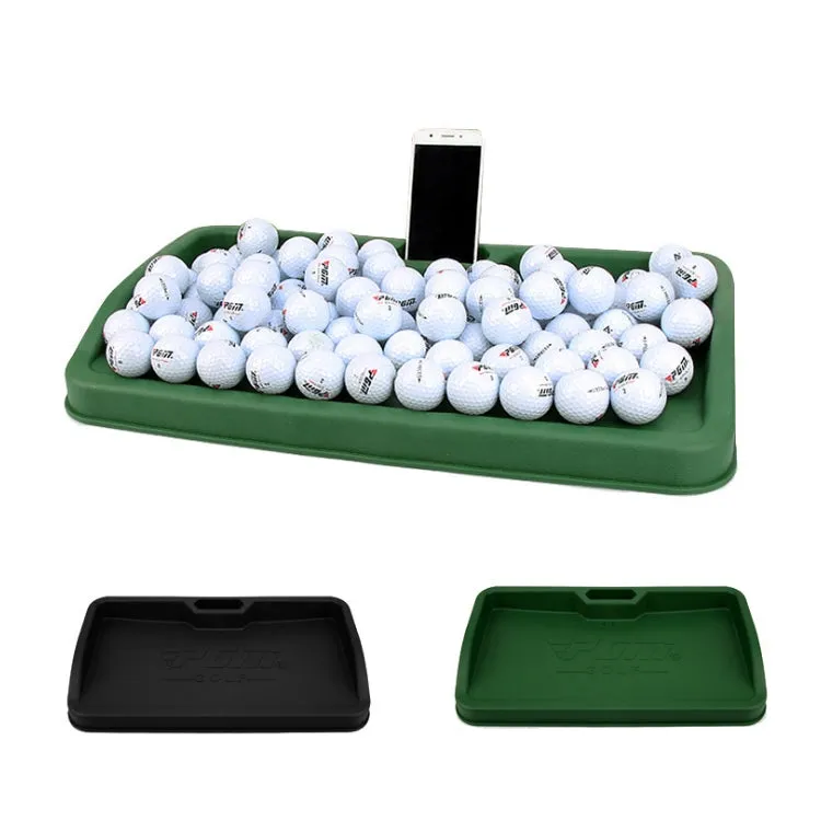 PGM Golf Service Box with Phone Stand, Capacity: about 100 Balls(Color:Black Size:Character Pattern)