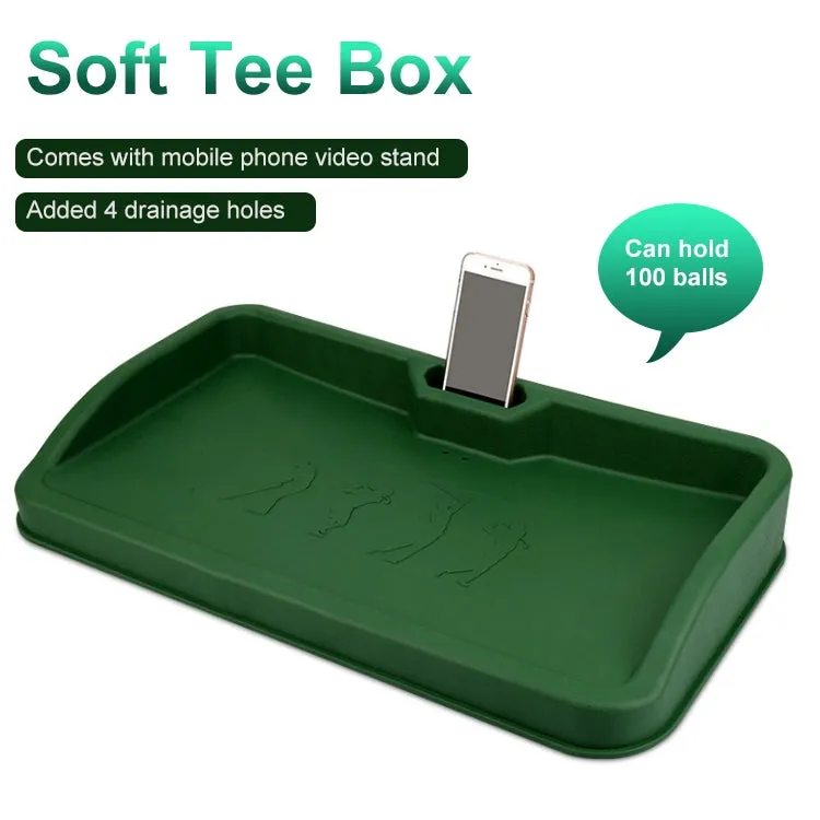 PGM Golf Service Box with Phone Stand, Capacity: about 100 Balls(Color:Black Size:Character Pattern)