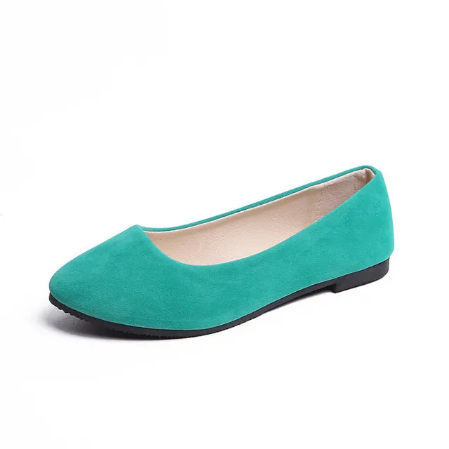 Plus Size 35-43 Women Flats Slip on Flat Shoes