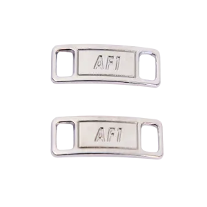 Premium Silver Air Force 1 Dubrae Replacement ( Lace Tag)