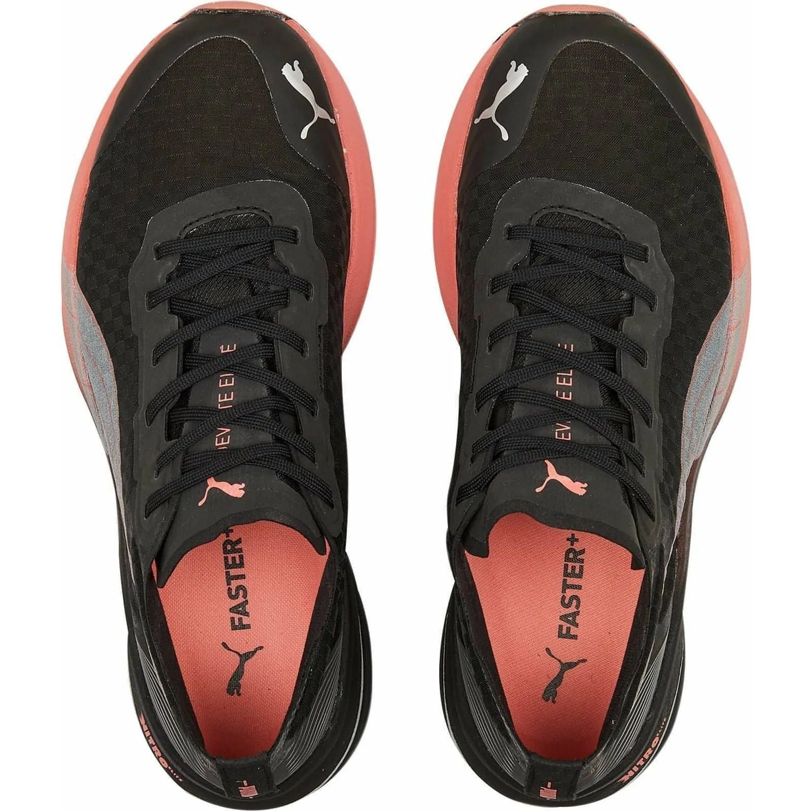 Puma Deviate Nitro Elite Carbon Womens Running Shoes - Black