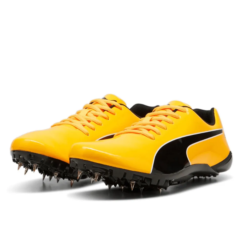 Puma Men's EvoSpeed Sprint Prep 3.5 Running Shoes in Sunstream/Puma Black/Puma White SS25