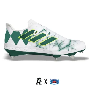 "Green Ranger" Adidas Adizero Afterburner 8 Cleats