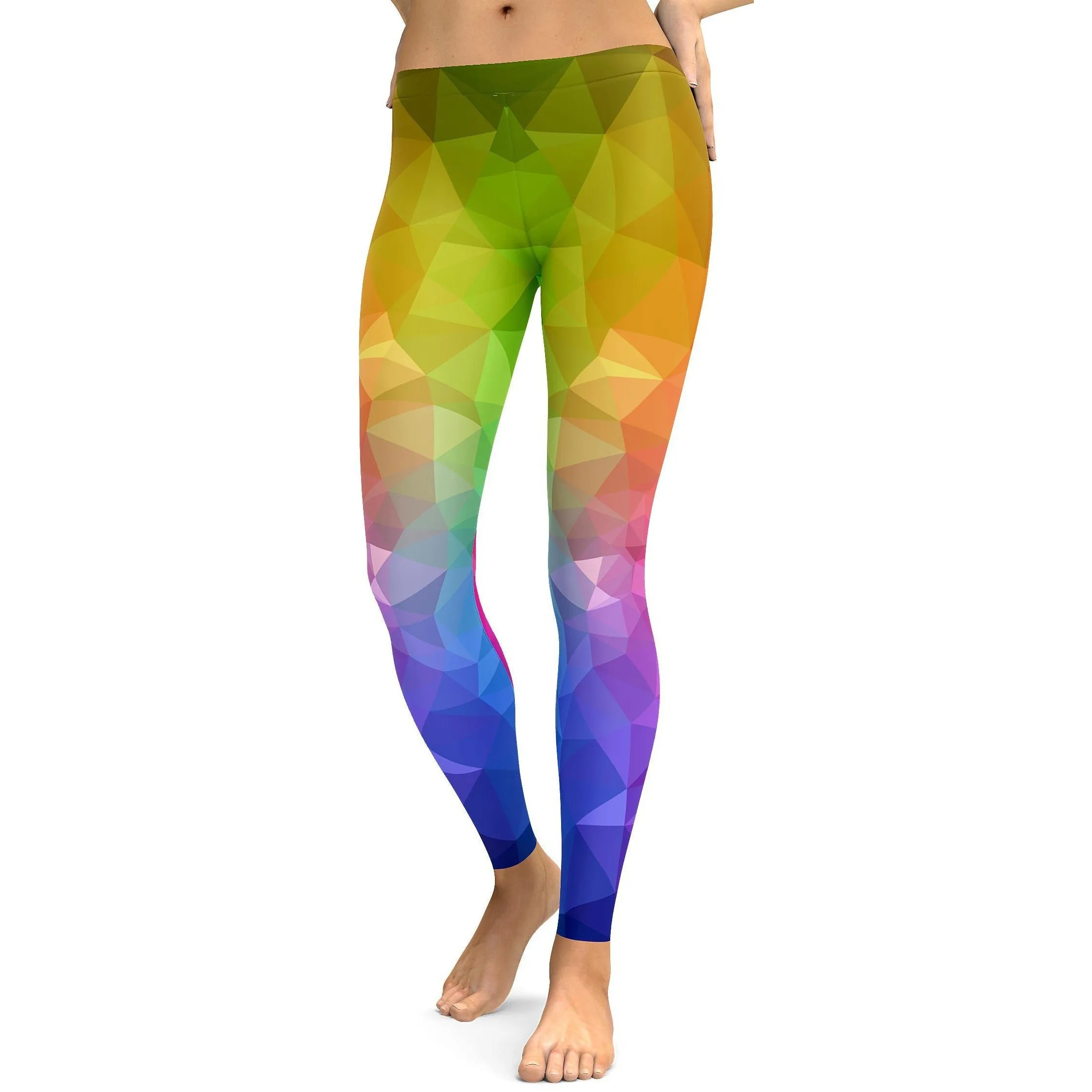 Rainbow Polygon Leggings