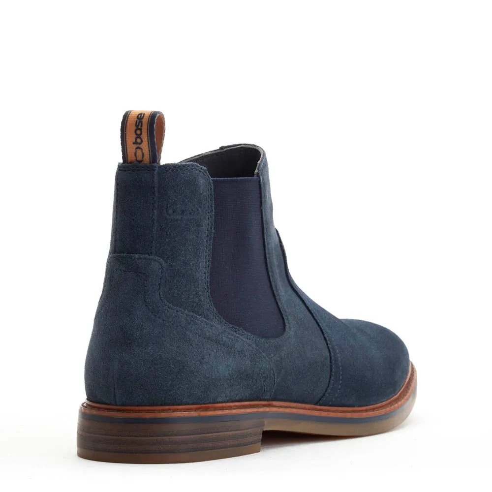 Rampton Suede Navy Chelsea Boots