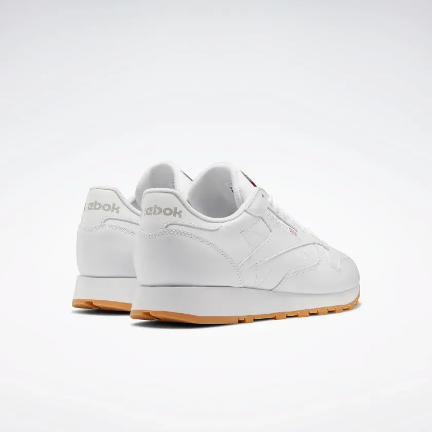 Reebok Men's Classic Leather Shoes - Ftwr White / Pure Grey 3 / Rubber Gum