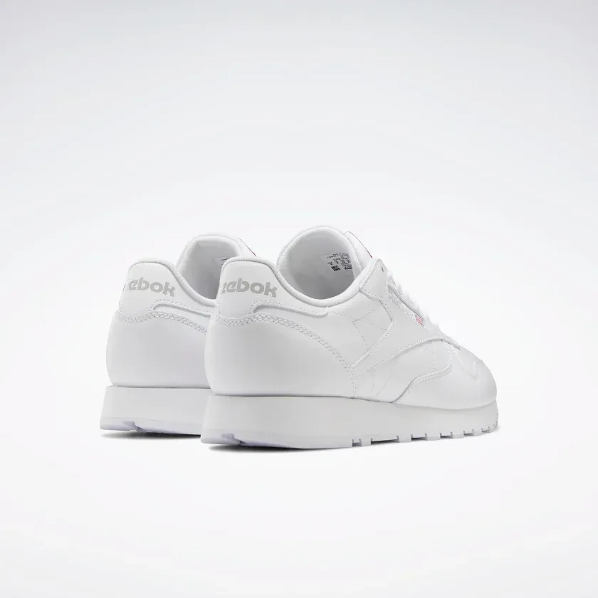 Reebok Men's Classic Leather Shoes - Ftwr White / Pure Grey 3