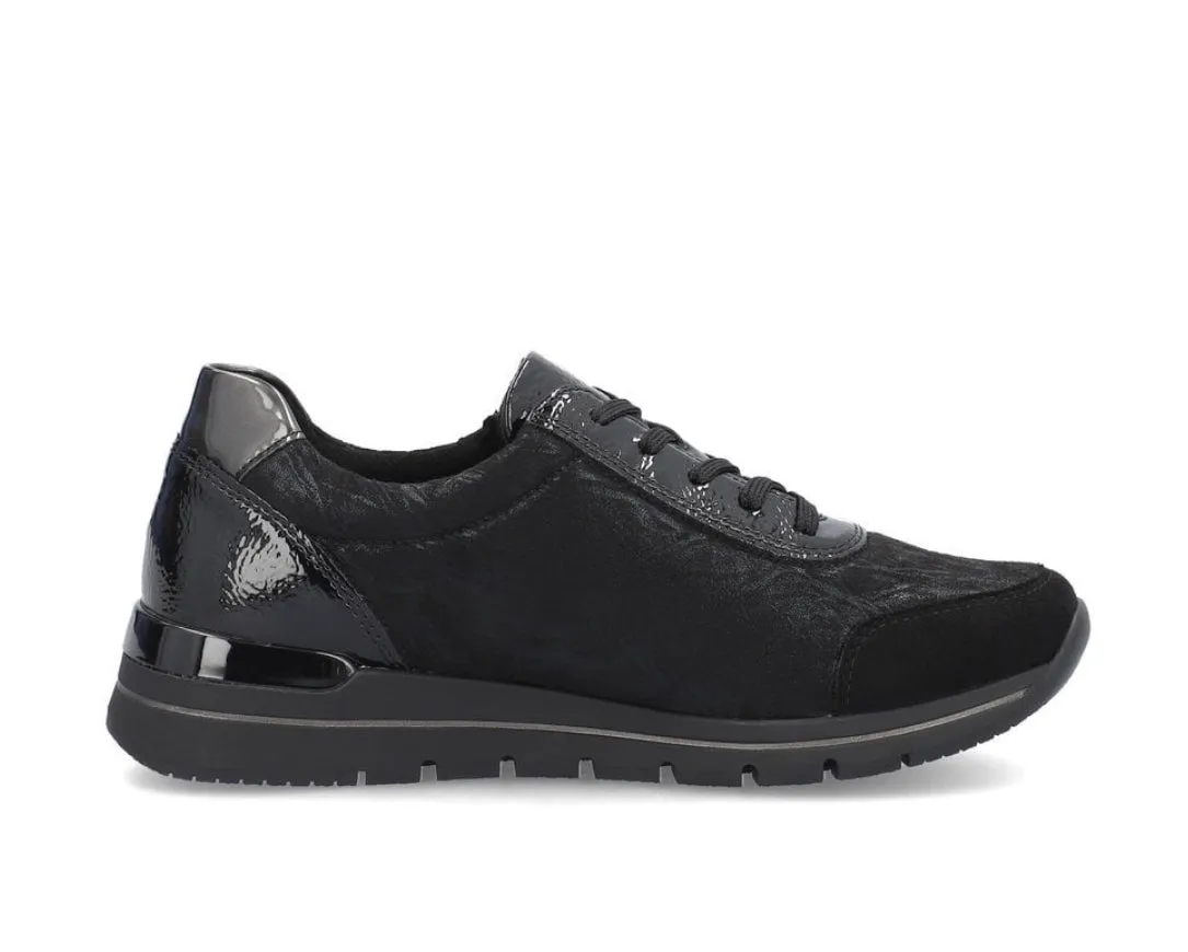 Remonte R6700-03 Black Combination Trainers