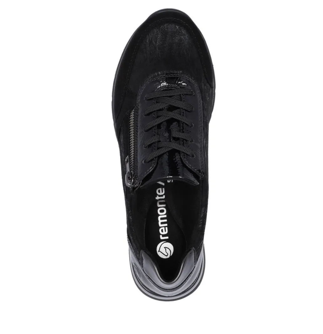 Remonte R6700-03 Black Combination Trainers