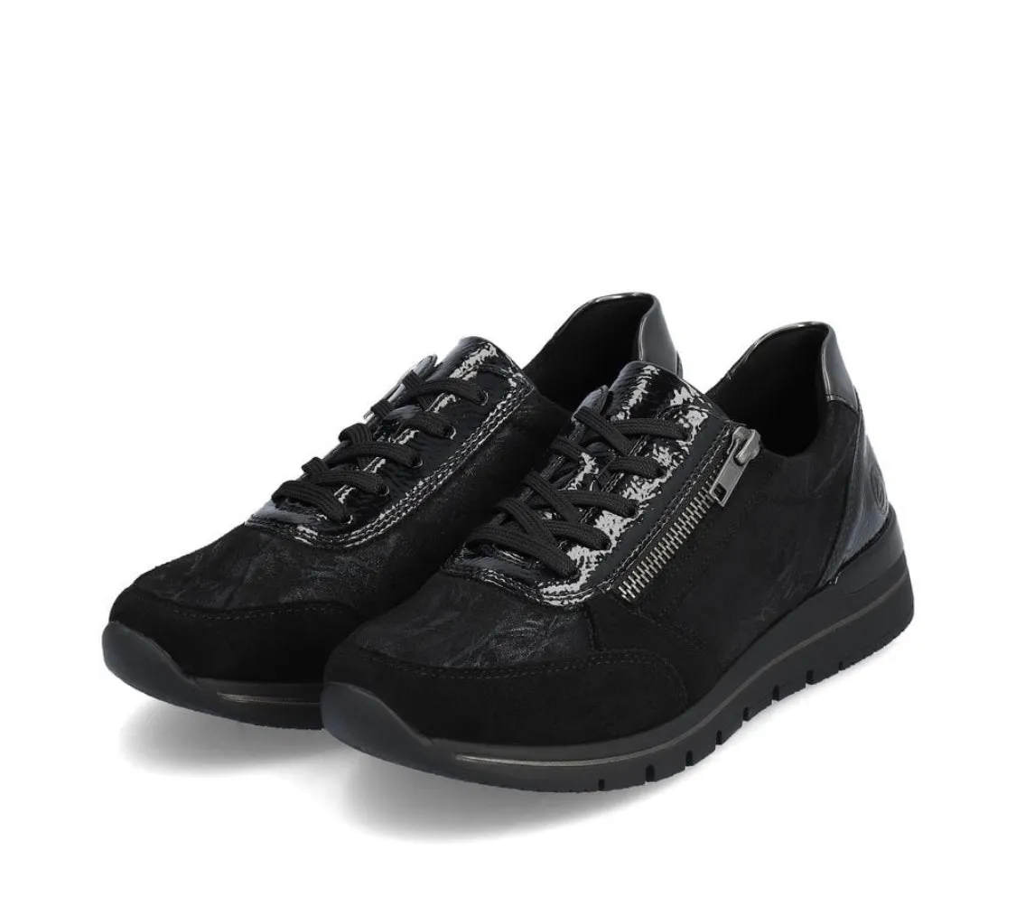 Remonte R6700-03 Black Combination Trainers