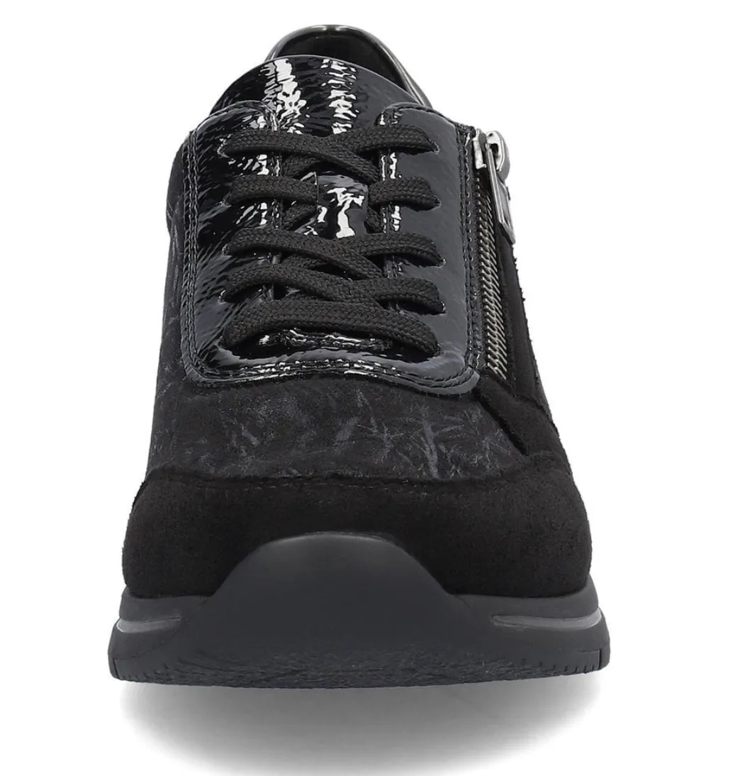 Remonte R6700-03 Black Combination Trainers