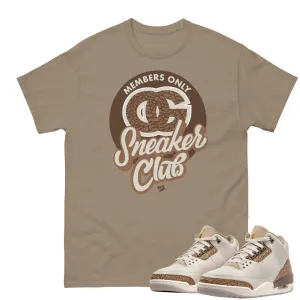 Retro 3 "Orewood Palomino" Sneaker Club Shirt