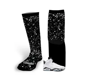 Retro 6 Reverse Oreo All Over Print Socks