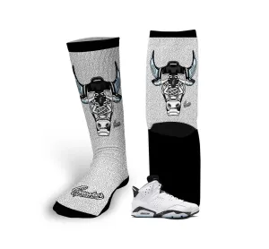 Retro 6 Reverse Oreo War Bully Socks