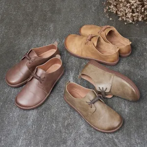 Retro Handmade Soft Leather Shoes