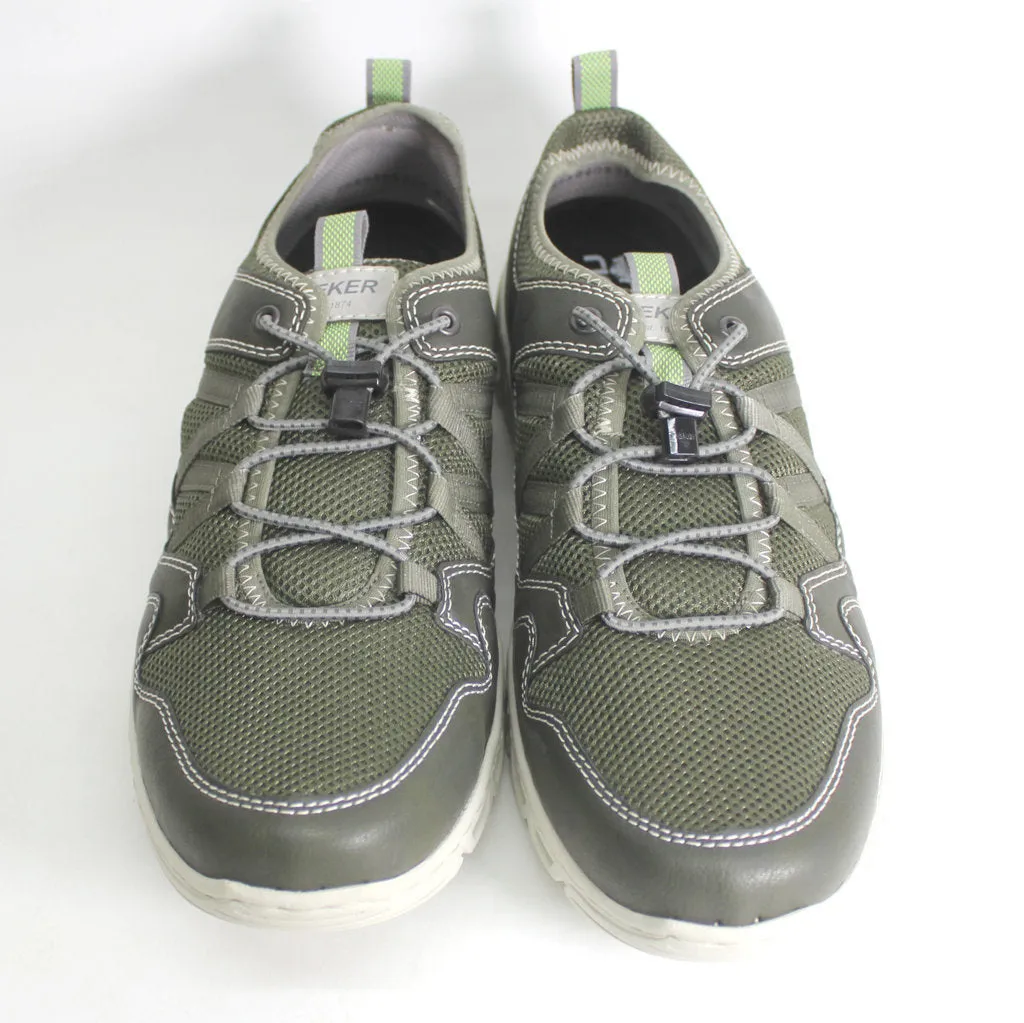 Rieker Burkhard 14555-54 Synthetic Mens Trainers -Green