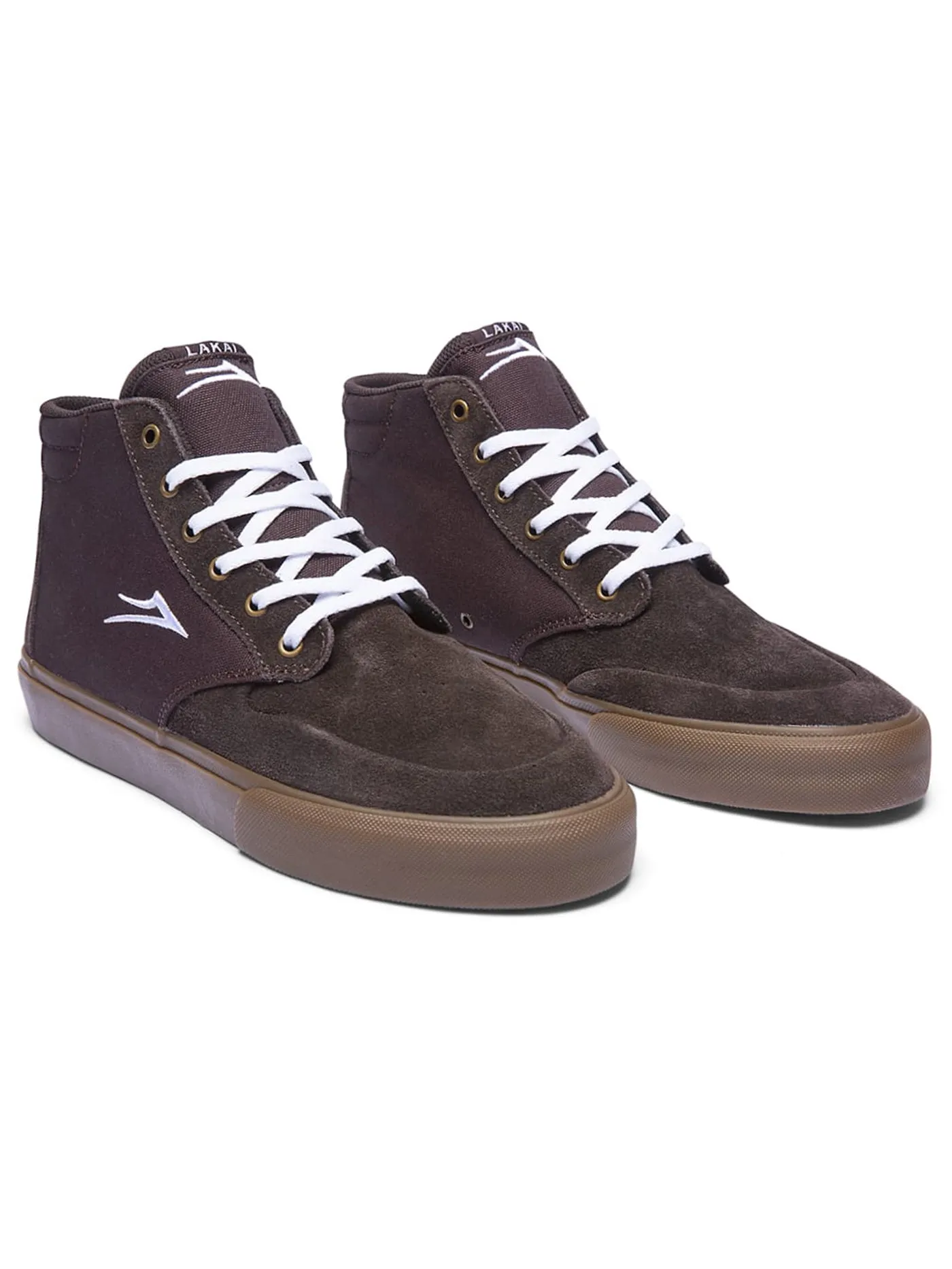 Riley 3 High Chocolate/Gum Suede Shoes