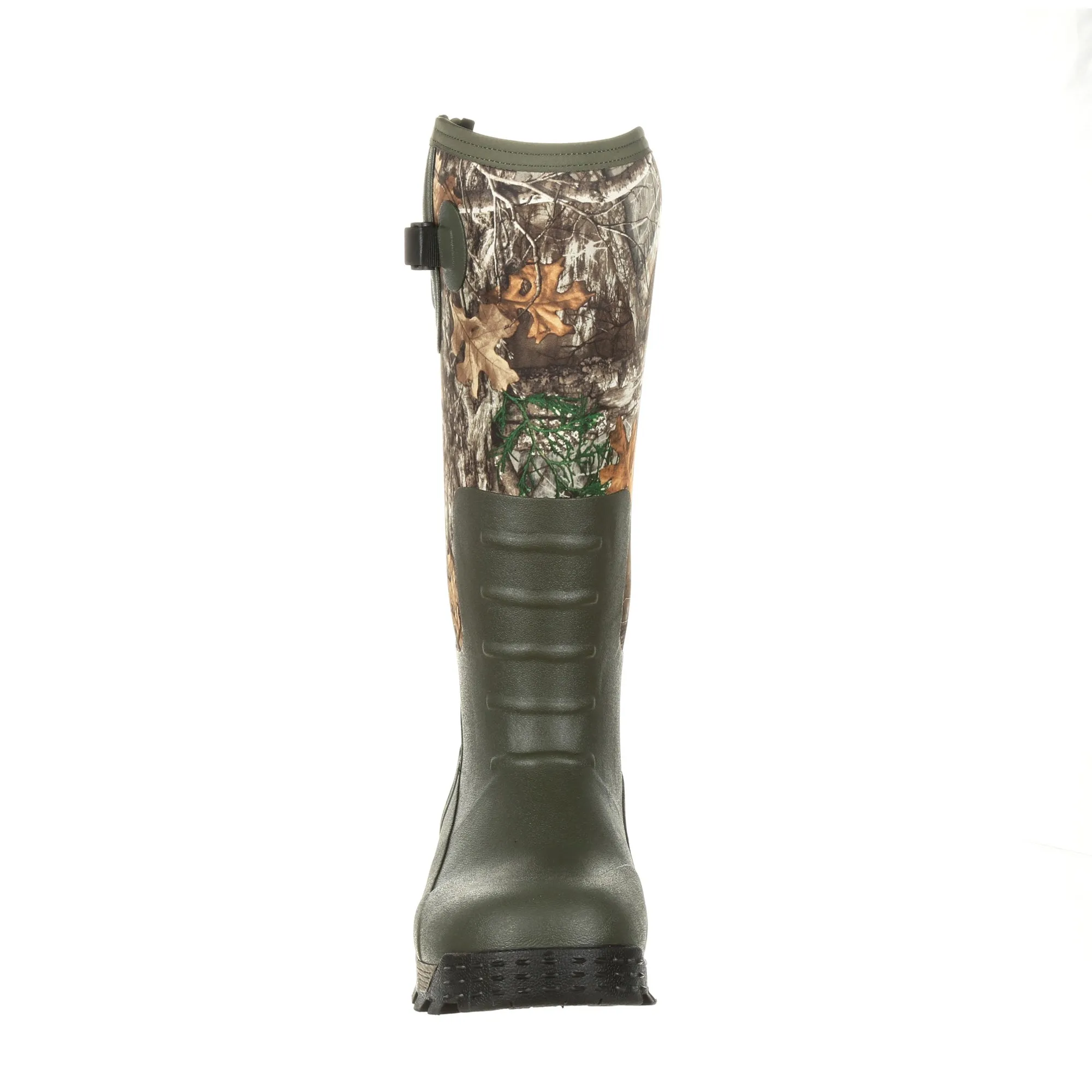 Rocky Mens Realtree Edge Rubber Pro Outdoor Hunting Boots