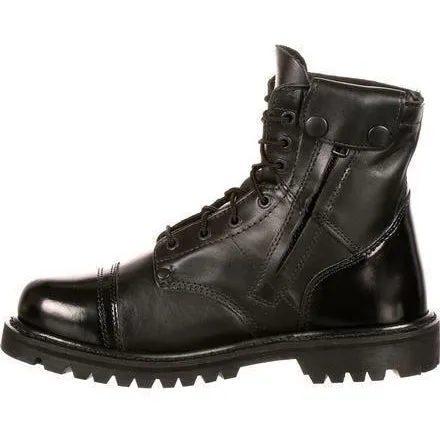 Rocky Men's Side Zipper Jump Duty Boot - Black - FQ0002091