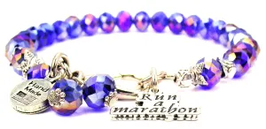 Run A Marathon Splash Of Color Crystal Bracelet