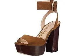 SAM EDELMAN - RAIN SUEDE HIGH HEEL SANDALS **FREE SHIPPING**