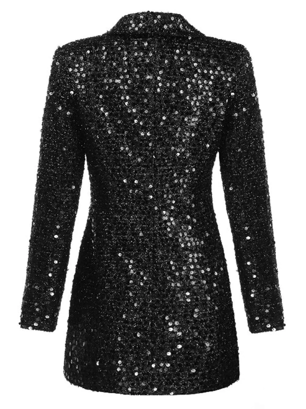 SAMO Sequins Blazer Dress