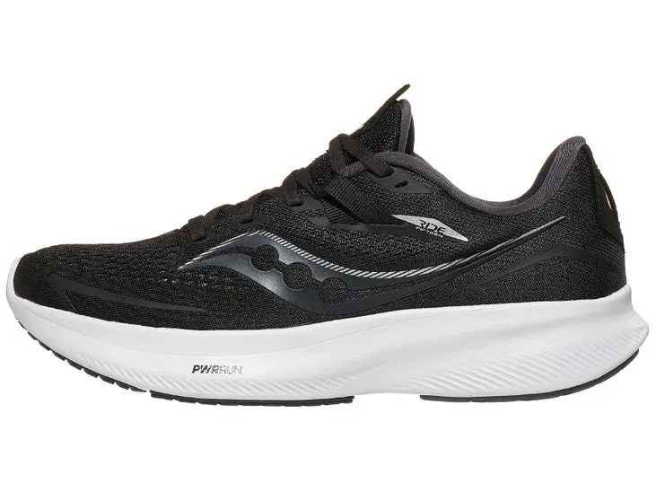 Saucony | Ride 15 | Men's | Black/White