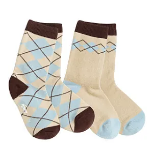 See Kai Run Organic Socks Pure Argyle (2 prs)