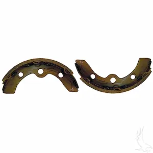 Set of 2 Short Front Brake Shoes For EZGO / Club Car / Yamaha G1, G2, & G8