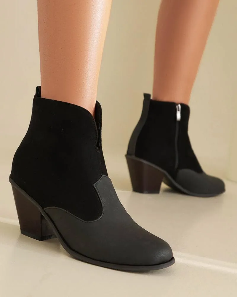 Split Joint Ankle Boots