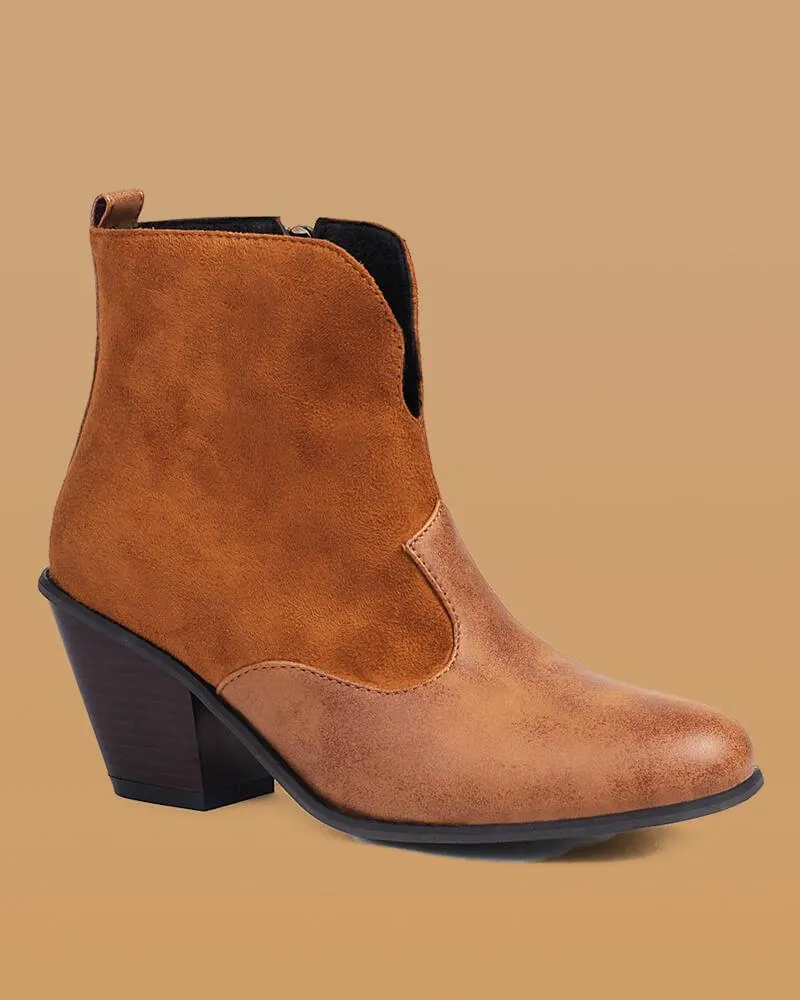 Split Joint Ankle Boots