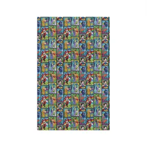 Stained Glass Characters Microfiber Athletic Towel