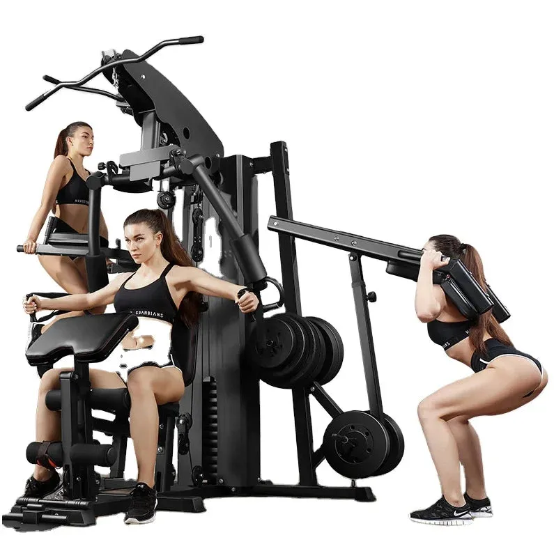 Three-person station equipment comprehensive trainer strength training set combination trainers