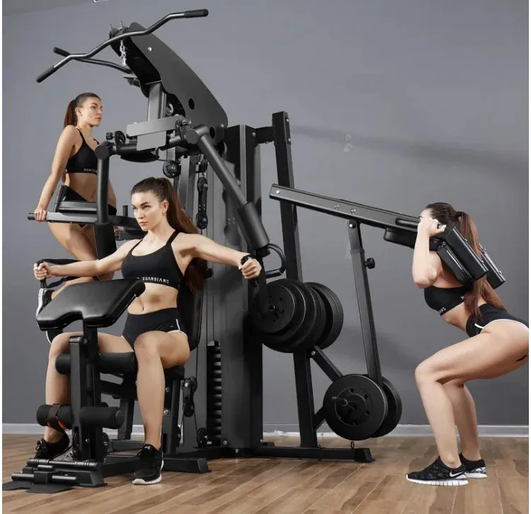 Three-person station equipment comprehensive trainer strength training set combination trainers