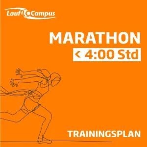 Trainingsplan Marathon unter 4:00 Stunden