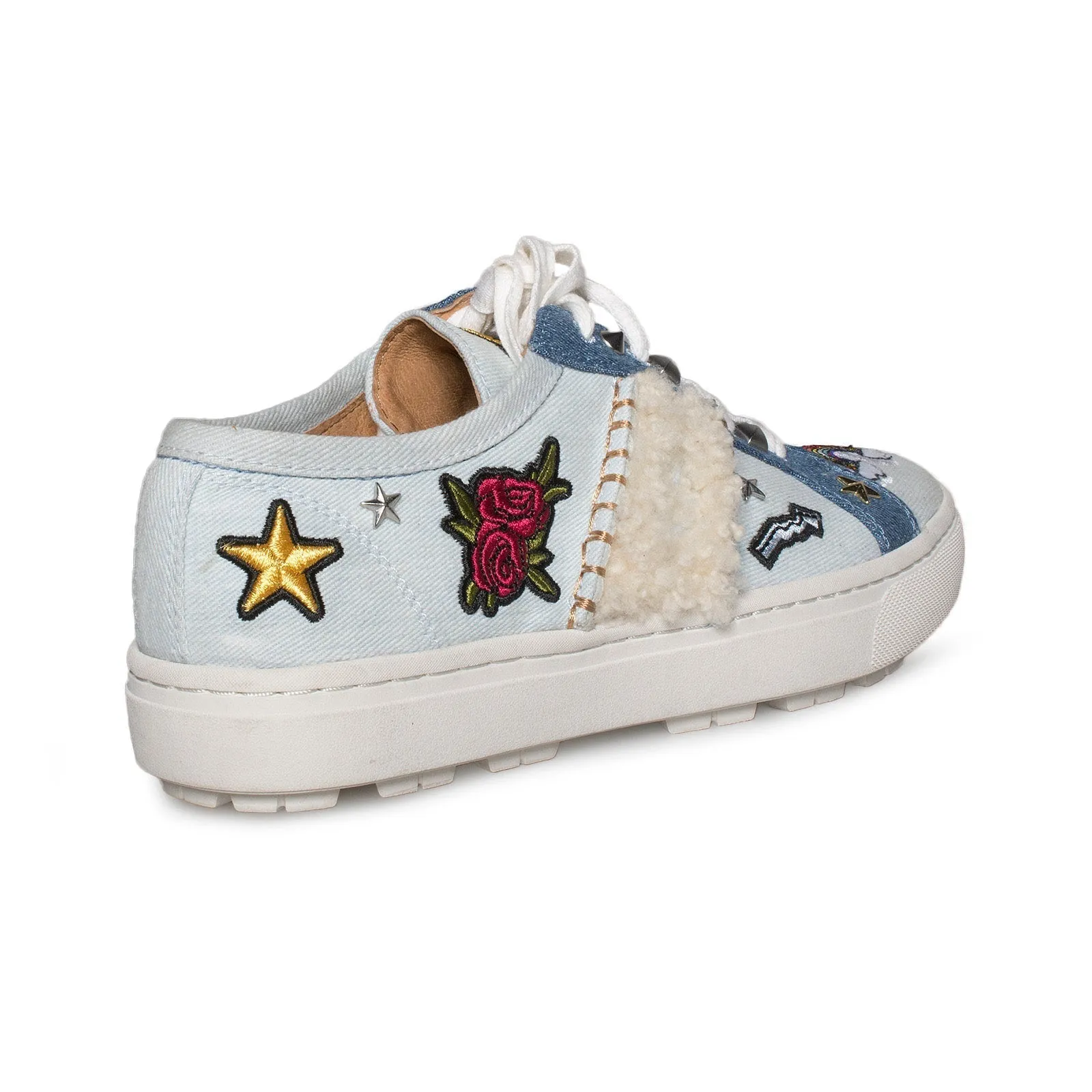 UGG Patch It Bleach Denim Sneakers - Women's