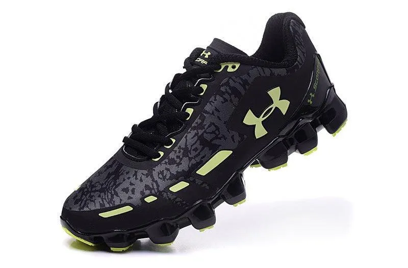 Under Armour UA Scorpio Men's Running Shoes- Black/Green