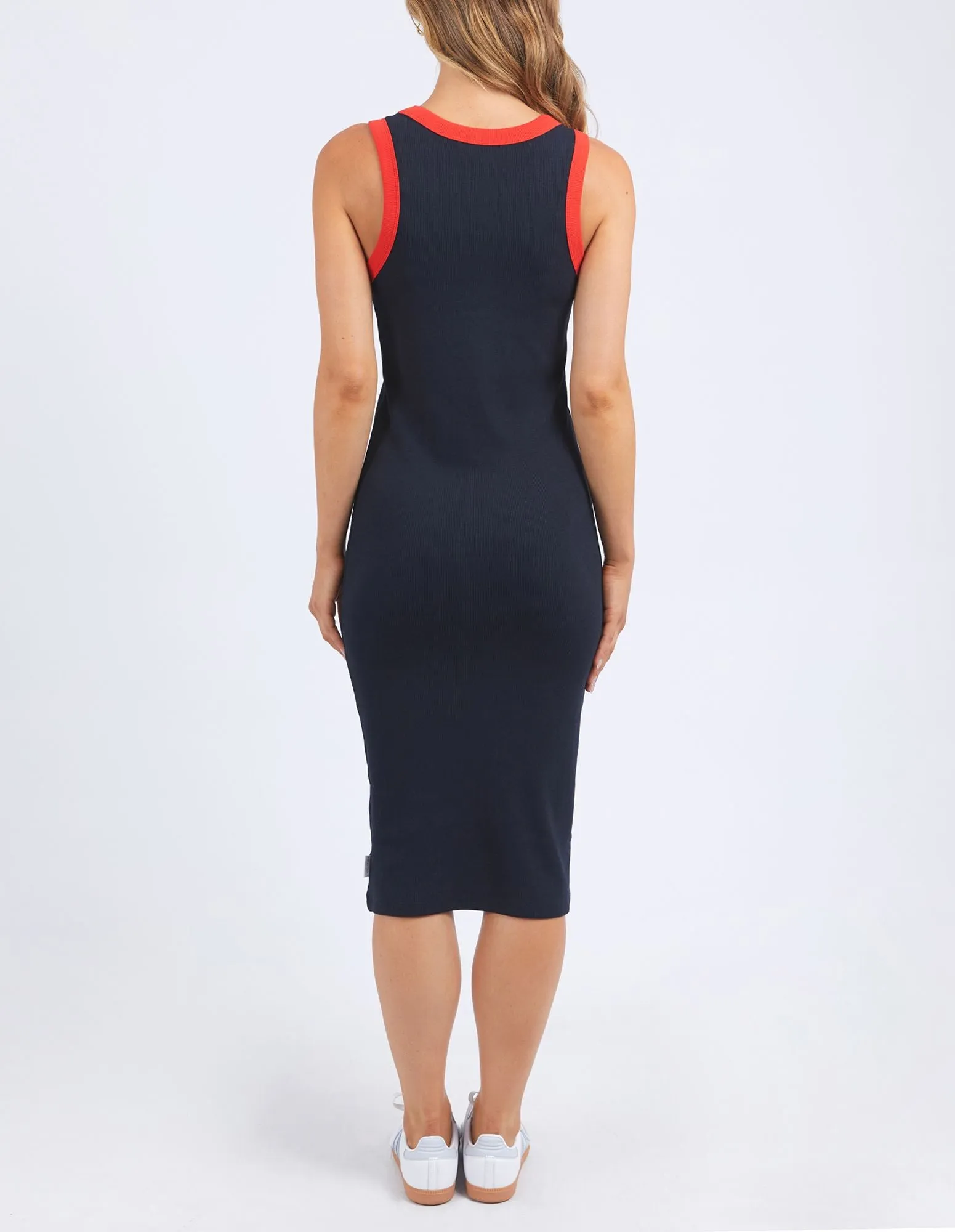 Union Rib Dress - Navy