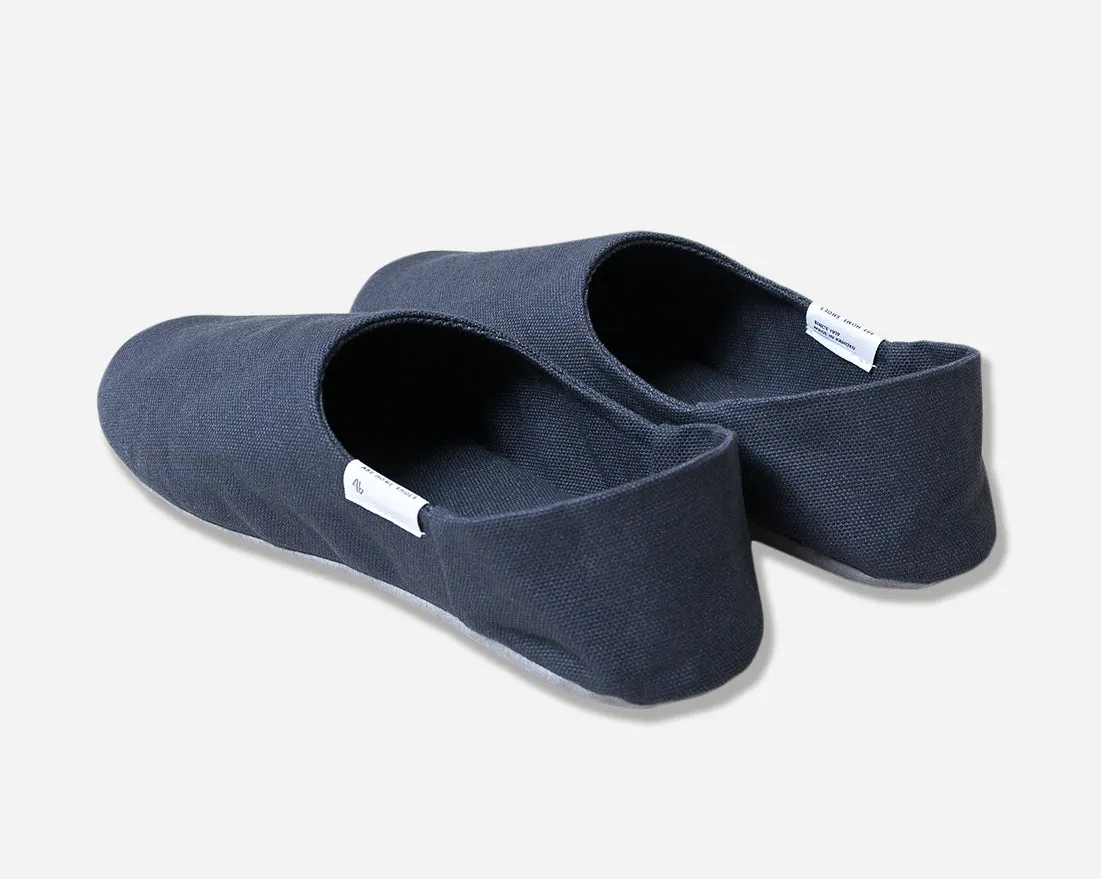 Unisex ABE Grey Canvas House Slippers