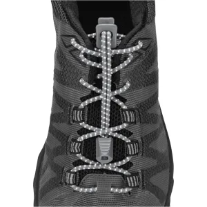 Unisex Reflective Run laces - Black