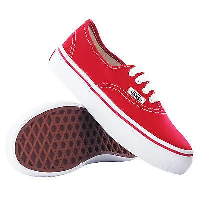 Vans - Kids Authentic Shoes - Red