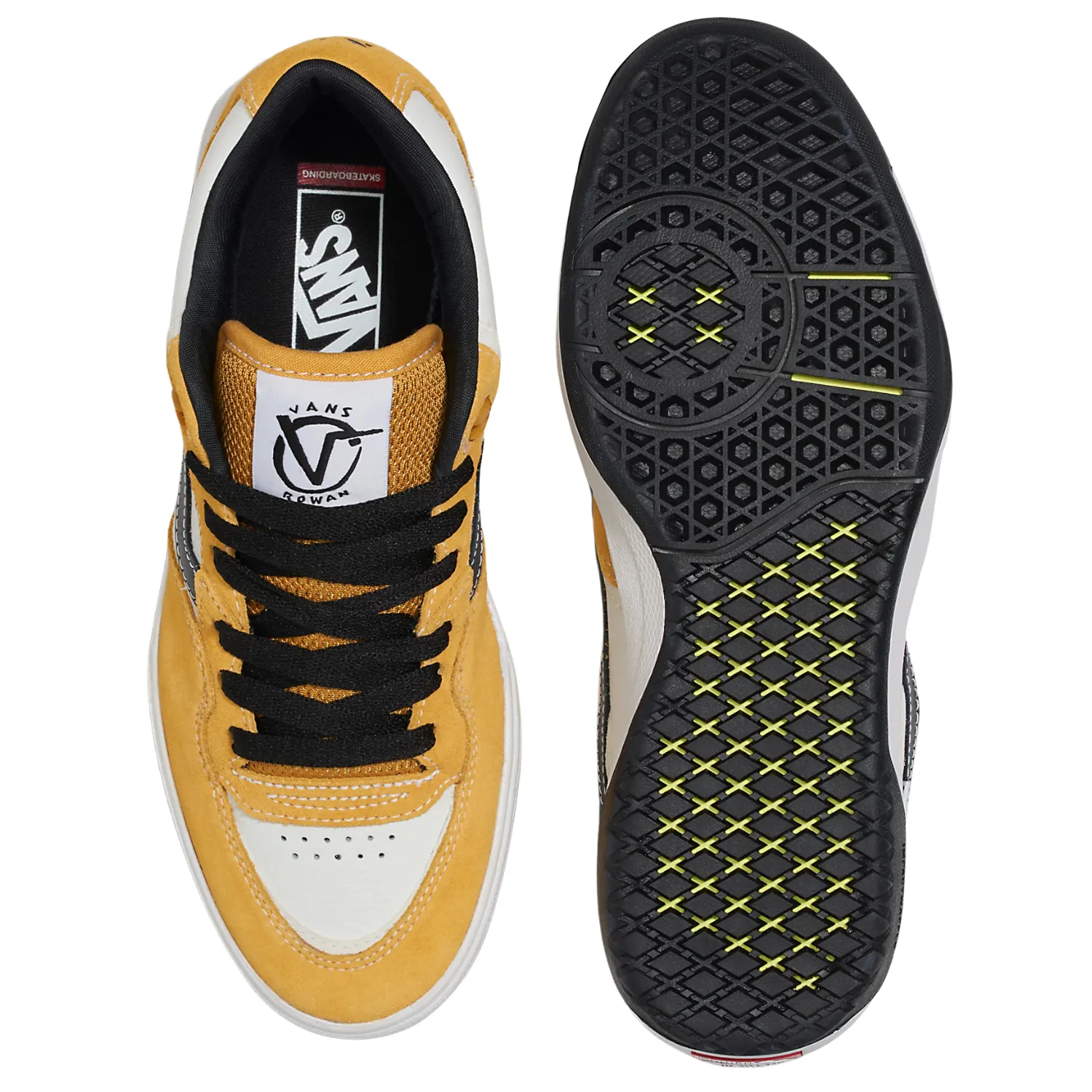 Vans Rowan 2 Shoes Black/Yellow/White