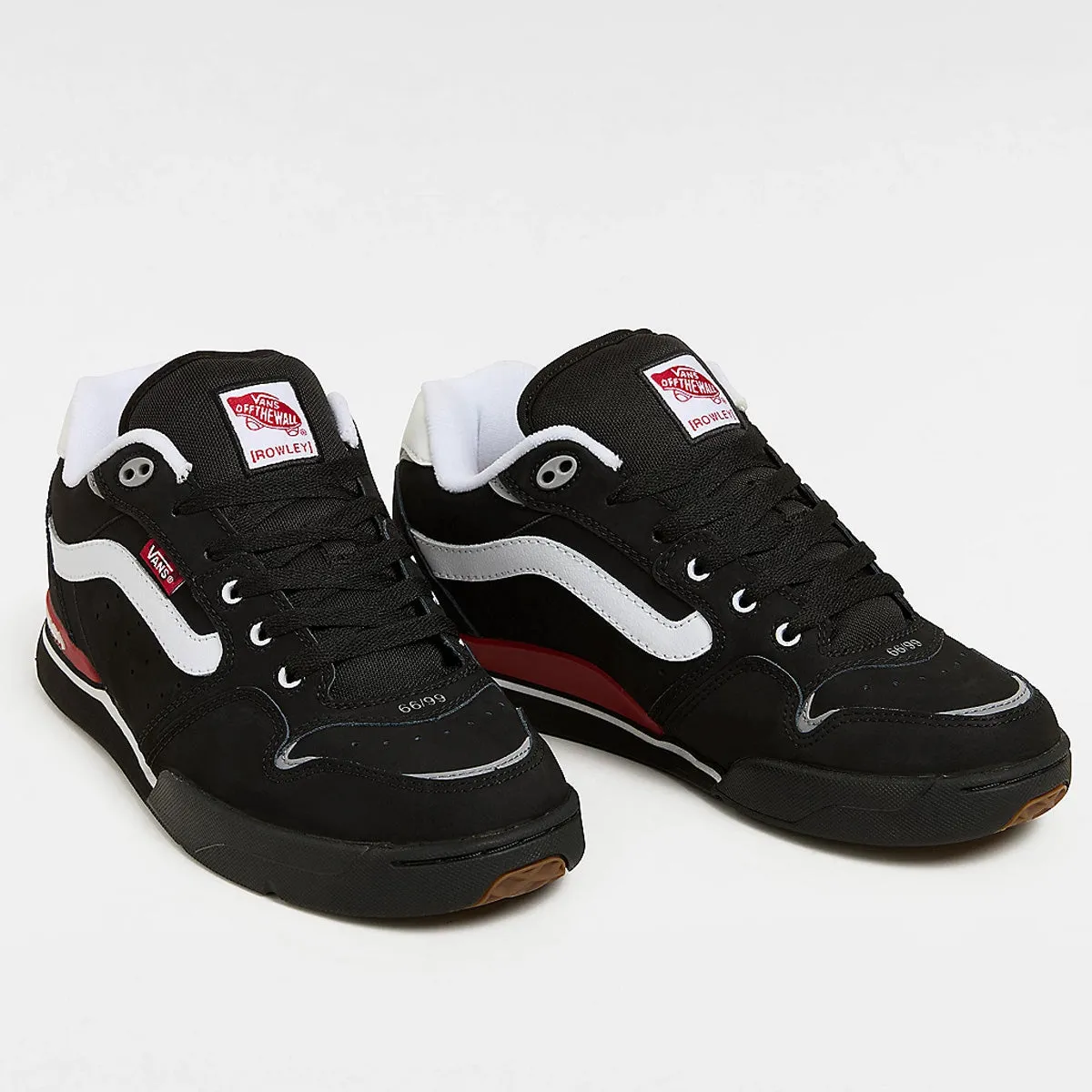 Vans Skate Rowley XLT Shoes - Black/White/Red